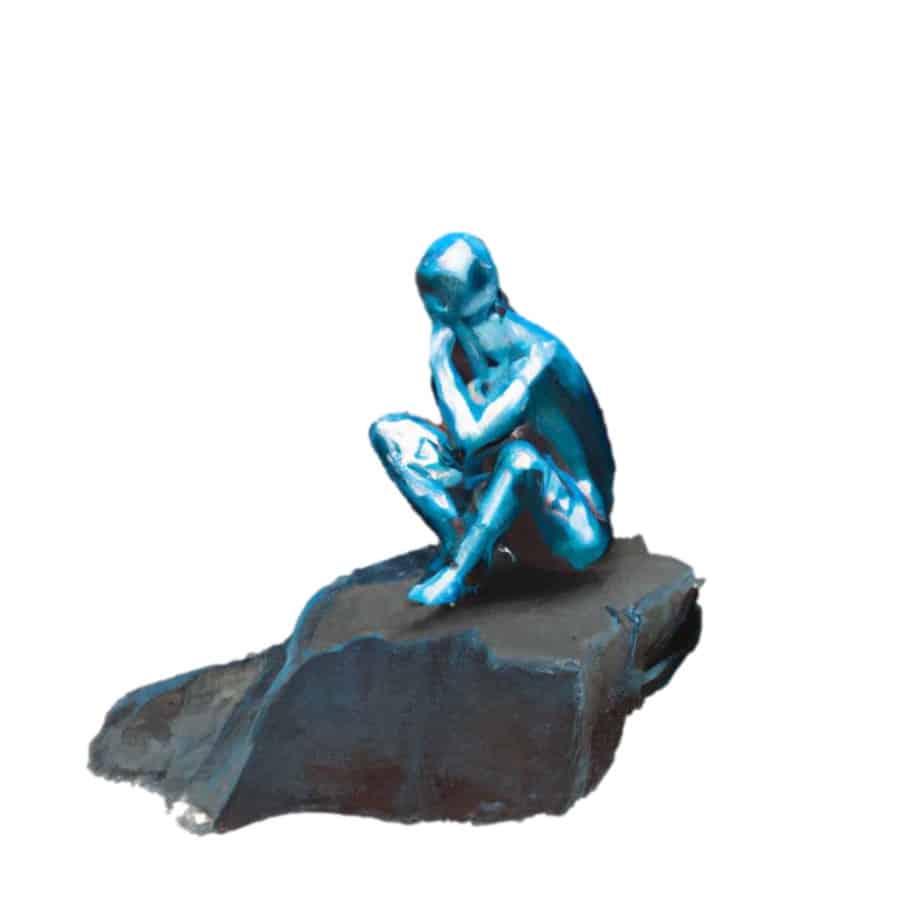 The thinker Generated By DALL E 2